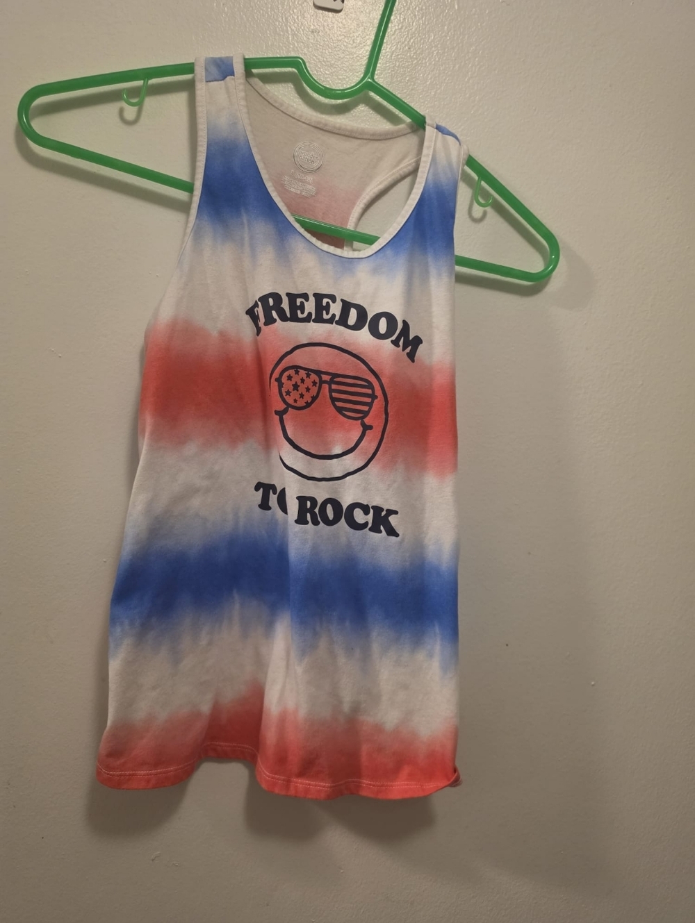 wonder nation Pink Ombre Tie-Dye Tank Top